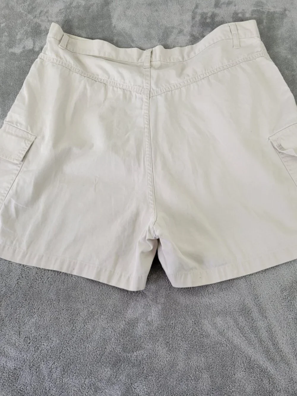 Cherokee Women's Off White Denim Shorts Size 22W 100% Cotton Casual WHI5E